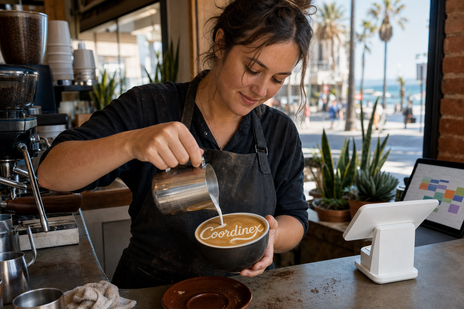 Hermosa Beach coffee shop