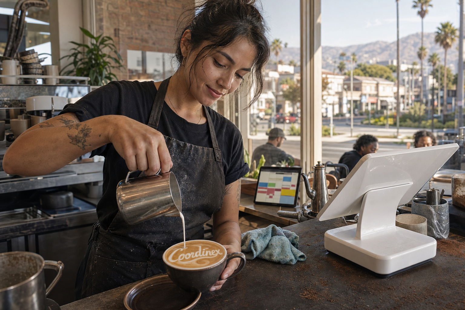 Hollywood coffee shop